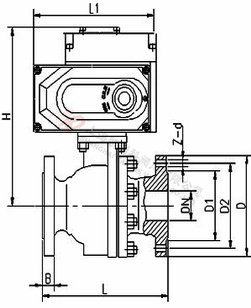 不銹鋼電動球閥(標準型)
